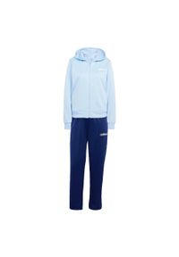 Adidas - Dres Essentials Linear. Kolor: niebieski. Materiał: dresówka. Sport: fitness