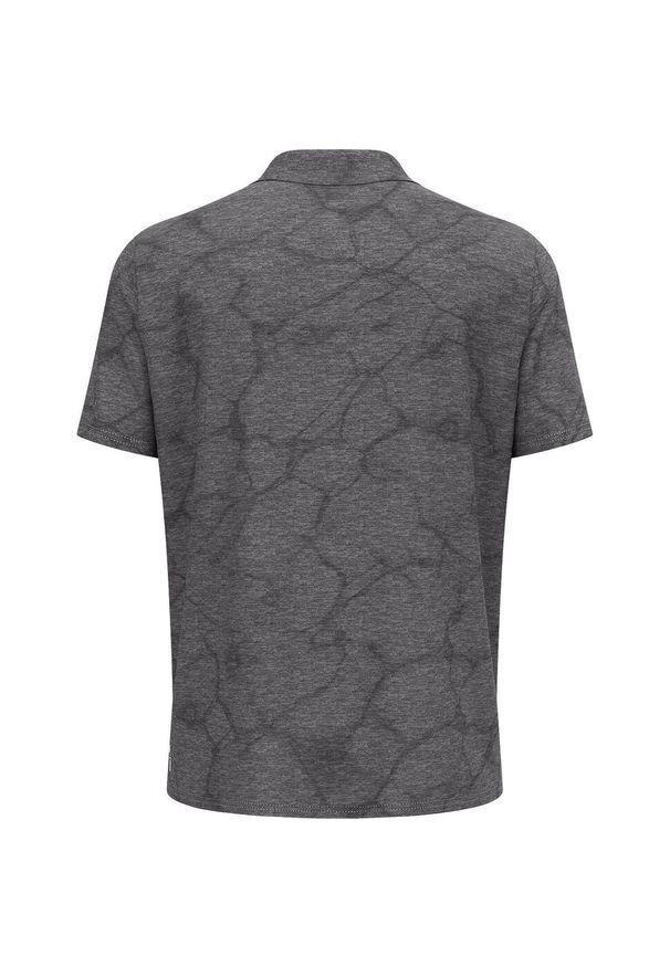 Odlo - Koszulka polo z krótkim rękawem męska ODLO Ascent Chilltec Polo Shirt. Typ kołnierza: polo. Kolor: czarny. Długość rękawa: krótki rękaw. Długość: krótkie