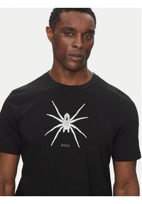 BOSS T-Shirt Te_Spiderbat 50534924 Czarny Regular Fit. Kolor: czarny. Materiał: bawełna #5
