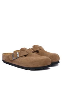 Birkenstock Klapki Boston 1032795 Brązowy. Kolor: brązowy. Materiał: zamsz, skóra #6