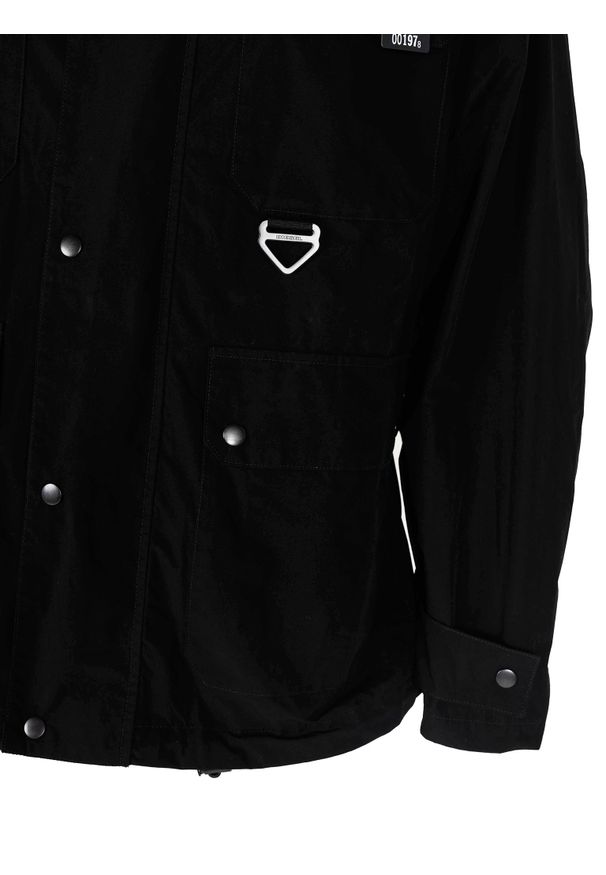 Diesel Kurtka "J-Ahkee" | A00035-0TAYE | J-Ahkee | Mężczyzna | Czarny. Okazja: na co dzień. Typ kołnierza: kołnierzyk stójkowy. Kolor: czarny. Materiał: poliester. Styl: casual