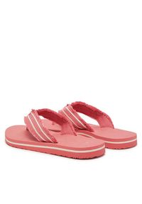 TOMMY HILFIGER - Tommy Hilfiger Japonki TH Webbing Beach Sandal FW0FW08739 Koralowy. Kolor: pomarańczowy. Materiał: materiał