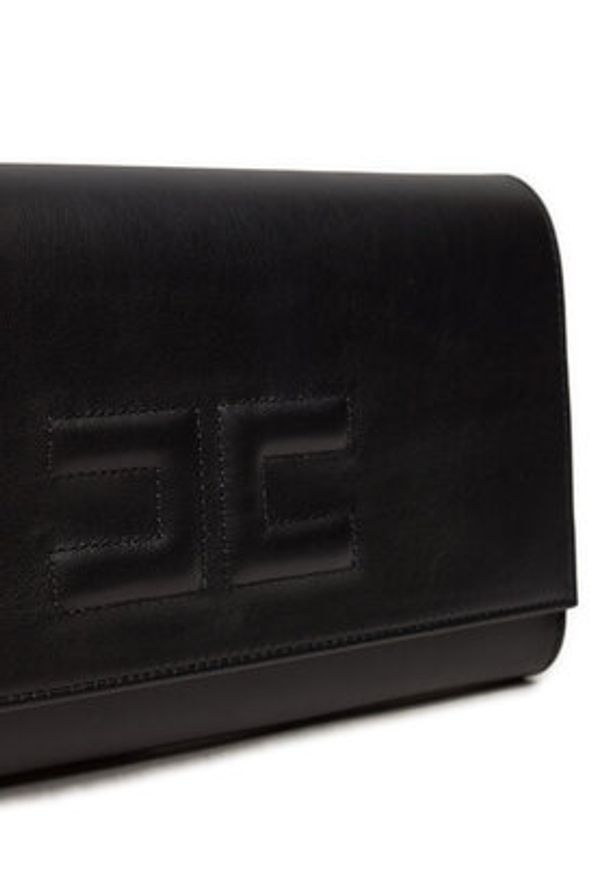 Elisabetta Franchi Torebka BS-76N-47E2-V450 Czarny. Kolor: czarny. Materiał: skórzane