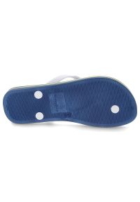 Niebieskie Japonki Ipanema Wygodne Obuwie Damskie. Okazja: na spacer, na co dzień, na plażę. Kolor: niebieski. Materiał: materiał. Wzór: paski. Sezon: lato. Styl: casual, klasyczny #6