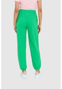 Juicy Couture - JUICY COUTURE Zielone spodnie damskie wendy recycled z haftowanym logo, Rozmiar XS. Kolor: zielony. Materiał: dresówka. Wzór: haft #4
