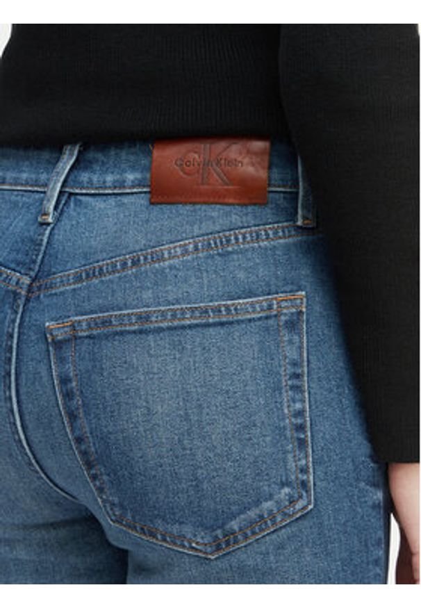 Calvin Klein Jeans Jeansy LV047F666G Granatowy Bootcut Fit. Kolor: niebieski
