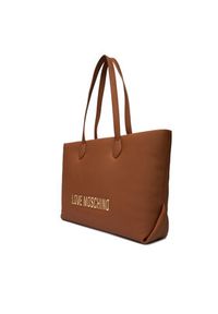 Love Moschino - LOVE MOSCHINO Torebka JC4395PP0NKD020A Brązowy. Kolor: brązowy. Materiał: skórzane