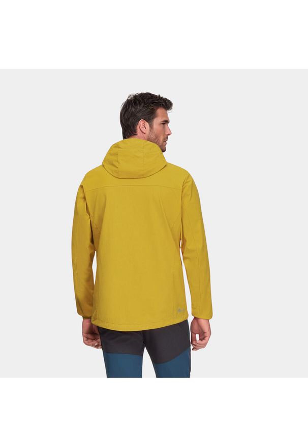 Kurtka męska softshell Alpinus Pourri. Kolor: żółty. Materiał: softshell