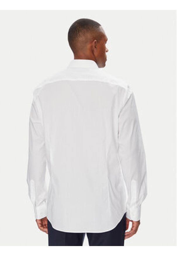 TOMMY HILFIGER - Tommy Hilfiger Koszula MW0MW38347 Biały Slim Fit. Kolor: biały. Materiał: bawełna