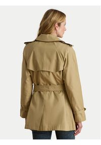 Lauren Ralph Lauren - LAUREN RALPH LAUREN Trencz 297979525001 Beżowy Regular Fit. Kolor: beżowy. Materiał: bawełna, syntetyk #5