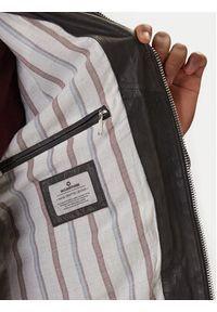 Milestone Kurtka skórzana Oliverio 611099 60770 Szary Regular Fit. Kolor: szary. Materiał: skóra #5