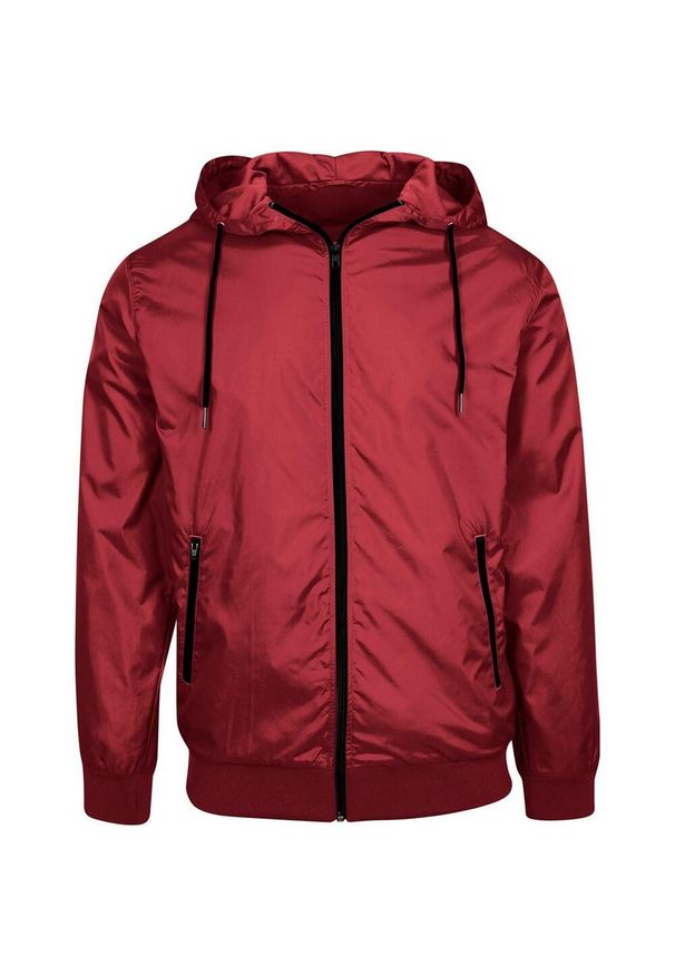 BUILD YOUR BRAND - Kurtka Windrunner Dla Dorosłych Unisex. Kolor: czerwony, wielokolorowy, czarny, brązowy