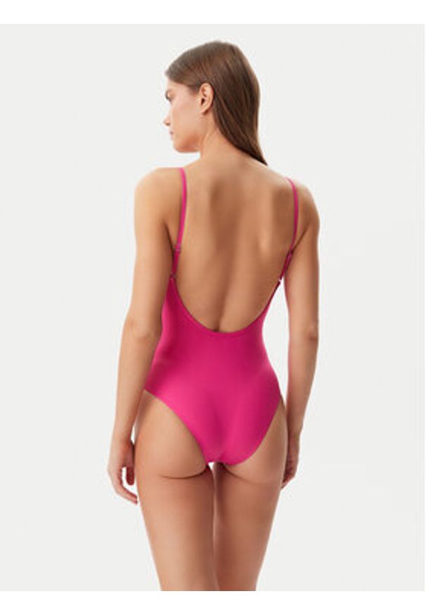 Guess Strój kąpielowy E5GJ14 MC040 Różowy Regular Fit. Kolor: różowy. Materiał: syntetyk