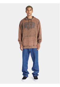 DC Shoes Bluza Contour ADYFT03381 Brązowy Regular Fit. Kolor: brązowy. Materiał: bawełna