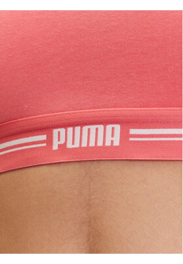 Puma Biustonosz top 907862 Koralowy. Kolor: pomarańczowy. Materiał: bawełna