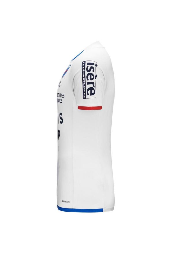 Kappa - Koszulka wyjazdowa Grenoble Kombat Pro 2023/24. Kolor: niebieski, biały, wielokolorowy. Materiał: materiał