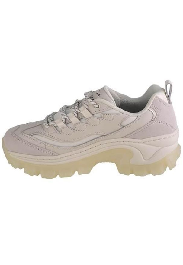 skechers - Buty do chodzenia damskie Skechers Hi-ryze-Doja Cat ' Lite Premium. Zapięcie: sznurówki. Kolor: biały, wielokolorowy, beżowy. Materiał: guma, skóra, tkanina, materiał, syntetyk. Szerokość cholewki: normalna. Sport: turystyka piesza