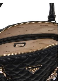 Guess Torebka Everlee HWEG86 79050 Czarny. Kolor: czarny. Materiał: skórzane