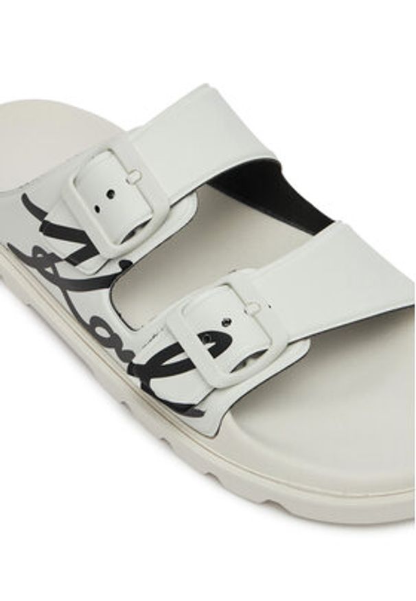 Karl Lagerfeld - KARL LAGERFELD Klapki Kondo Tred KL80972 Biały. Kolor: biały