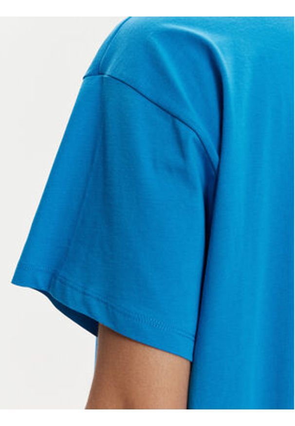 Pieces Sukienka codzienna Ria 17149328 Niebieski Loose Fit. Okazja: na co dzień. Kolor: niebieski. Materiał: bawełna. Typ sukienki: proste. Styl: casual