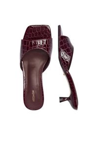 DeeZee Klapki CEO-TS6253-01 Bordowy. Kolor: czerwony. Materiał: materiał #9