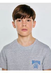 Big-Star - Koszulka chłopięca z nadrukiem szara Rafer 902. Kolor: szary. Materiał: dzianina, materiał, dresówka, skóra, jeans. Wzór: nadruk. Styl: sportowy, klasyczny, młodzieżowy #4
