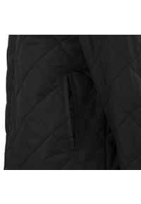 Przejściowa (Delikatnie Ocieplona) Kurtka Pikowana - Brave Soul - Czarna. Kolor: czarny. Materiał: tkanina, poliester. Sezon: wiosna, zima, jesień #6