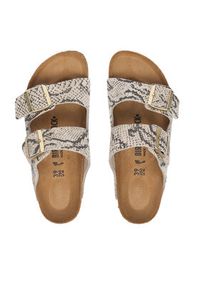 Birkenstock Klapki Arizona Print 1033065 Beżowy jasny. Kolor: beżowy. Materiał: skóra. Wzór: nadruk #6