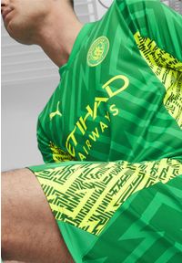 Puma - Szorty bramkarskie Manchester City PUMA Grassy Green Yellow Alert. Kolor: żółty, wielokolorowy, zielony