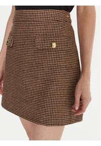 Barbour Spódnica mini Sophia LSK0130MI11 Brązowy Regular Fit. Kolor: brązowy. Materiał: bawełna #4