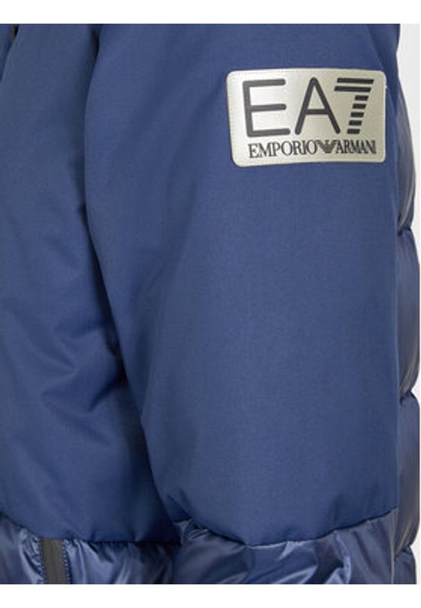EA7 Emporio Armani Płaszcz zimowy 6RPK01 PN5ZZ 1554 Granatowy Regular Fit. Kolor: niebieski. Materiał: syntetyk. Sezon: zima