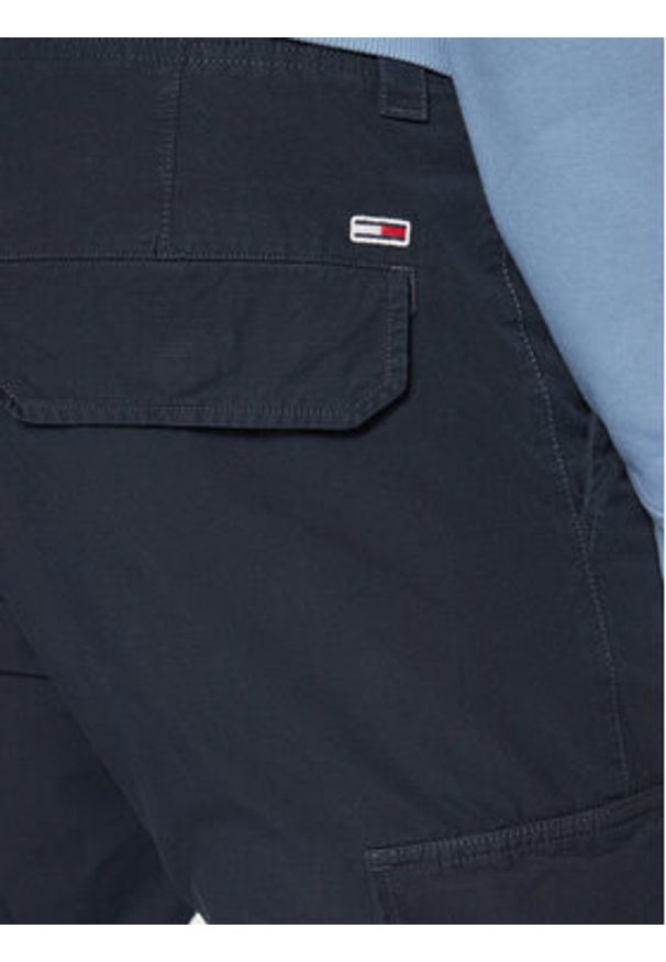 Tommy Jeans Joggery Ryan DM0DM20284 Granatowy Regular Fit. Kolor: niebieski. Materiał: bawełna