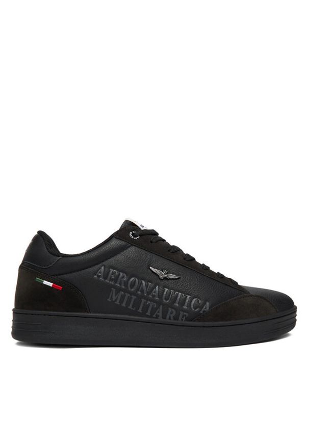Aeronautica Militare Sneakersy 252SC0306UCT03385 Czarny. Kolor: czarny. Materiał: skóra