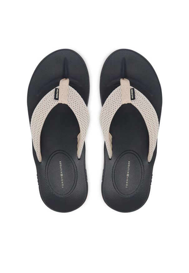 TOMMY HILFIGER - Tommy Hilfiger Japonki Molded Padded Hilfiger B Sandal FM0FM05901 Szary. Kolor: szary. Materiał: materiał