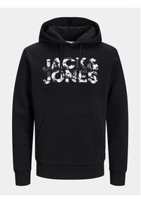 Jack & Jones - Jack&Jones Bluza Jeff 12250682 Czarny Standard Fit. Kolor: czarny. Materiał: bawełna #6