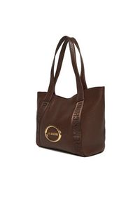 Love Moschino - LOVE MOSCHINO Torebka JC4337PP0NK1431A Brązowy. Kolor: brązowy. Materiał: skórzane