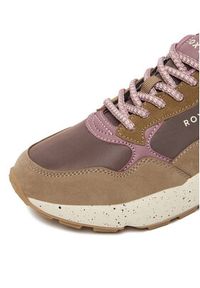 Roxy Sneakersy CEO-V12-1115 Brązowy. Kolor: brązowy. Materiał: materiał #2