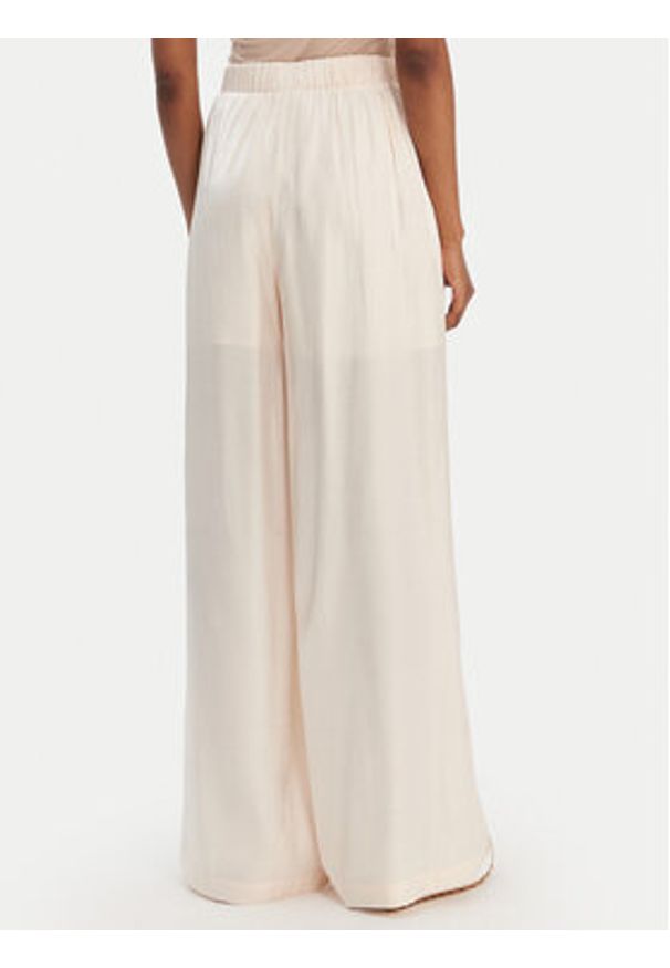 Liu Jo Sport Spodnie materiałowe TA6005 T322A Beżowy Relaxed Fit. Kolor: beżowy. Materiał: wiskoza. Styl: sportowy