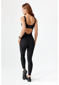 ROUGH RADICAL - Kombinezon fitness damski szybkoschnący Rough Radical Harmony Jumpsuit. Kolor: czarny. Sport: fitness