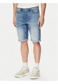 Hugo - HUGO Szorty jeansowe 50556163 Niebieski Regular Fit. Kolor: niebieski. Materiał: bawełna #1