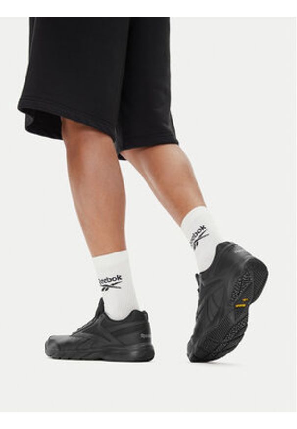 Reebok Sneakersy CEO-WORK N CUSHION 100001162 Czarny. Kolor: czarny. Materiał: skóra