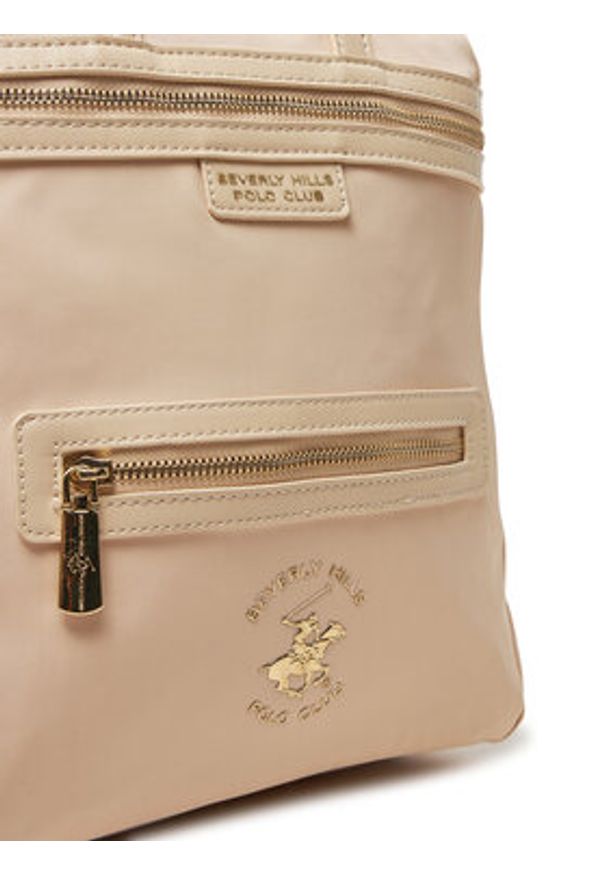 Beverly Hills Polo Club Plecak BHPC-H-002-07 Beżowy. Kolor: beżowy. Materiał: materiał