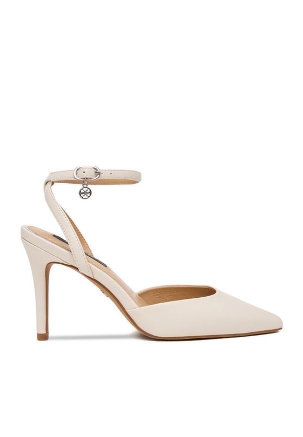 Nine West Szpilki CEO-CD23029-3 Biały. Kolor: biały. Materiał: materiał. Obcas: na szpilce