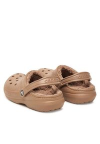 Crocs Klapki Classic Lined Clog 203591 Brązowy. Kolor: brązowy #4