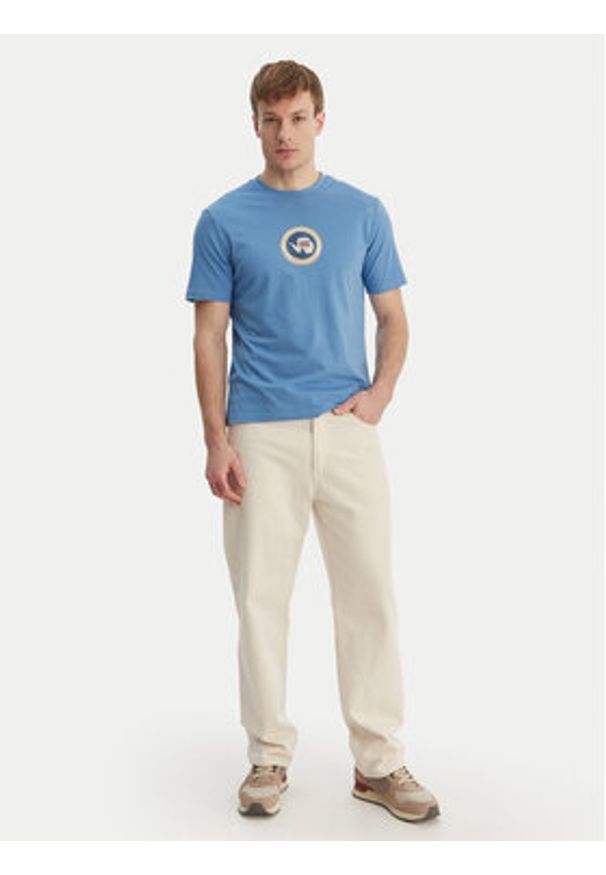 Napapijri T-Shirt S-Phos NP0A4G5A Niebieski Relaxed Fit. Kolor: niebieski. Materiał: bawełna