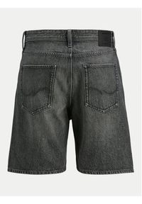 Jack & Jones - Jack&Jones Szorty jeansowe 12269533 Czarny Loose Fit. Kolor: czarny. Materiał: bawełna #6