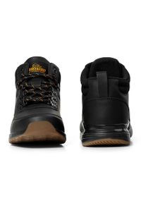 Skórzane buty męskie czarne Jogger Bustagrip. Kolor: czarny. Materiał: skóra #9