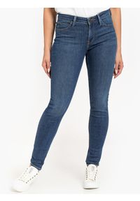 Lee - LEE SCARLETT DAMSKIE SPODNIE JEANSOWE JEANSY DARK ULRICH L526DUIY