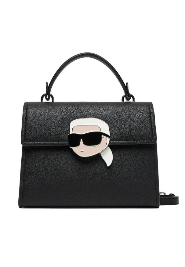 Karl Lagerfeld - KARL LAGERFELD Torebka A3W30325 Czarny. Kolor: czarny. Materiał: skórzane