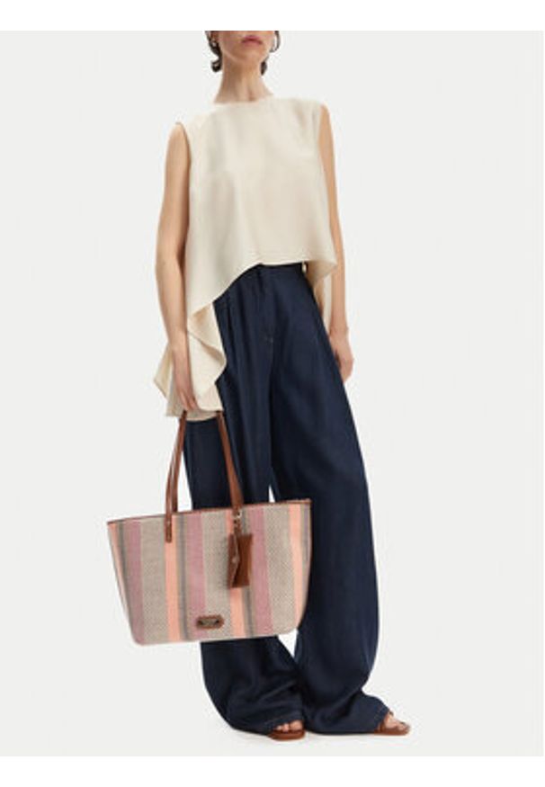 Nine West Torebka Lilla3 Brązowy. Kolor: brązowy